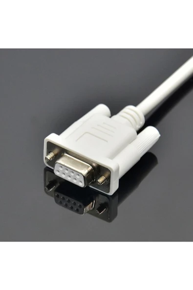 Mitsubishi Qc30r2 Plc Programlama Kablosu Melsec Q Serisi Pc Rs232 Db9 To 6 Pin Yuvarlak - Resim 2