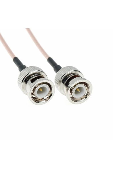 50cm Rg316 Bnc Erkek Erkek Kablo 50ohm Koaksiyel Uzatma Bağlantı Osiloskop Labaratuar - Resim 5