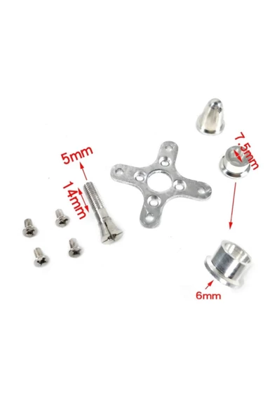 A2212 1800kv Fırçasız Motor Multicopter Rc Drone 2s-3s Lipo - Resim 4