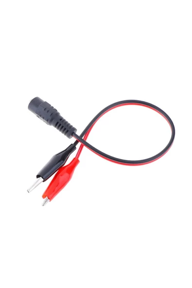 2.1mm Adaptör Krokodil Kablo Standart Dc Dişi Güç Kaynağı Timsah - Resim 4