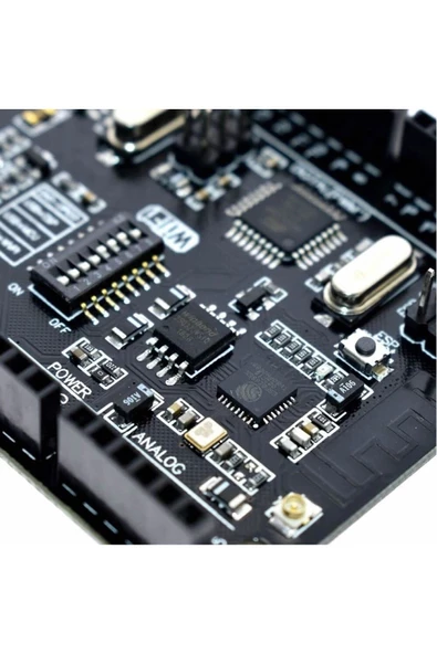 Arduino Uno R3 Wifi Esp8266 Ch340 Micro Usb 32mbit Kablosuz Internet Kod Geliştirme Eğitim Kartı - 7