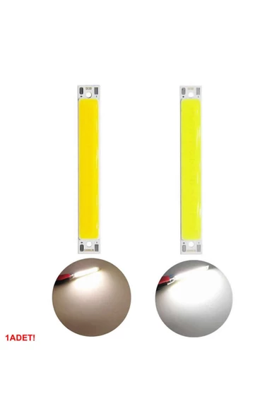 3w 60x8mm Sıcak Beyaz Şerit Led Modül Gün Işığı Aluminyum Pcb Cob Şerit Led Lamba Aydınlatma Işık - Resim 7