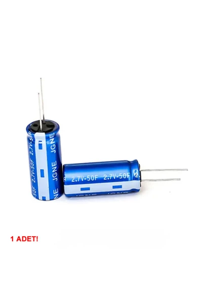 50F 2.7V Süpercap 10x25mm DIP Süper Kapasitör Enerji Depolama Güneş Rüzgar Akü Batarya Güç - Resim 5