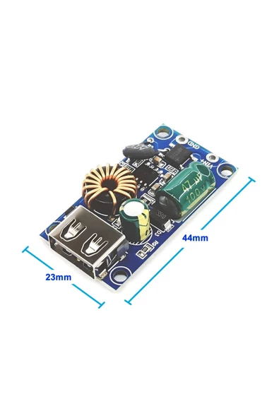 80V to 5V 2A Usb Soket Güç Kaynağı Voltaj Düşürücü Güneş Enerjisi Elektrikli Bisiklet Araba Power M - Resim 2