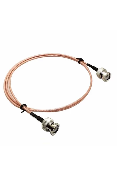 50cm Rg316 Bnc Erkek Erkek Kablo 50ohm Koaksiyel Uzatma Bağlantı Osiloskop Labaratuar - Resim 6
