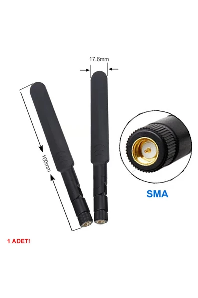 8dBi SMA Erkek Anten 2.4GHz 5.8GHz RF Gsm Wifi Sinyal Kuvvetlendirici Anten Modem Telsiz Kablosuz - Resim 8