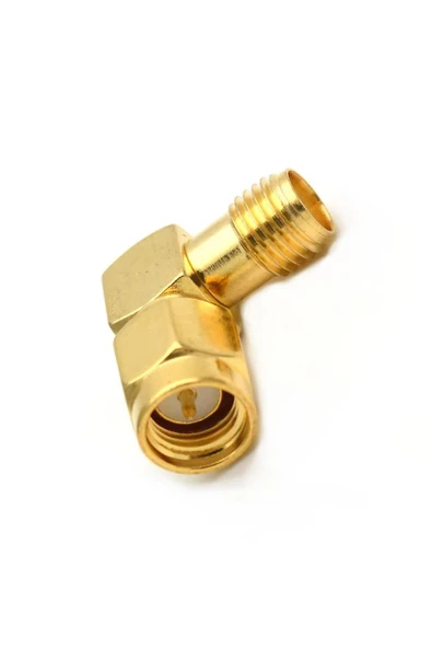 Sma Erkek to Sma Dişi 90 Derece Çevirici Adaptör Altın Kaplama Soket 0-6GHz RF Wi-Fi Anten Wifi Blu - 3