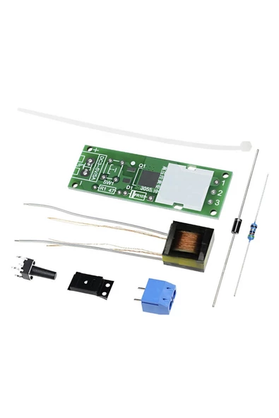 HV-1 Yüksek Voltaj Ateşleyici Kit Elektriksel Plazma Ark Üretici Yakıcı Kağıt Ateş Alev Güç Kaynağı - Resim 6