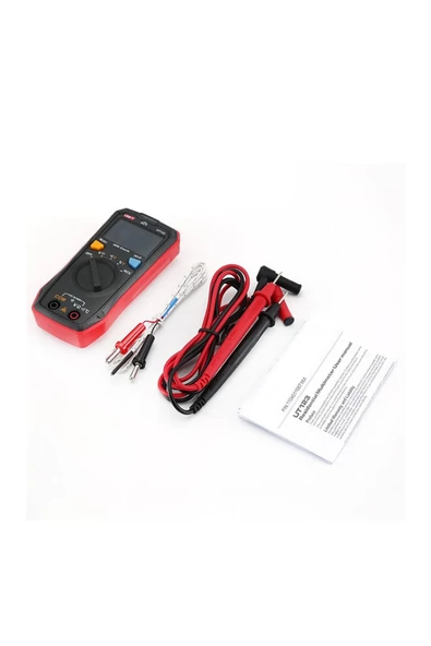 Unı-t Ut123 Dijital Multimetre Mini Cep Tipi Ncv Voltmetre Ampermetre - Resim 5
