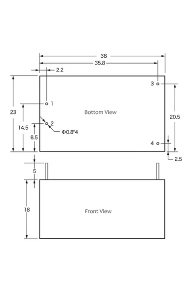 HLK-5M05 5V 1A 5W AC DC 220V to 5V Voltaj Düşürücü Modül İzole Elektronik Devre Güç Kaynağı Smps - Resim 8