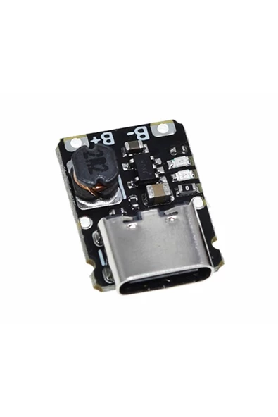 TP4057 Type C Pil Şarj Deşarj Modülü Mini Powerbank Devresi 3.7V Lityum Lion 18650 Batarya - 6