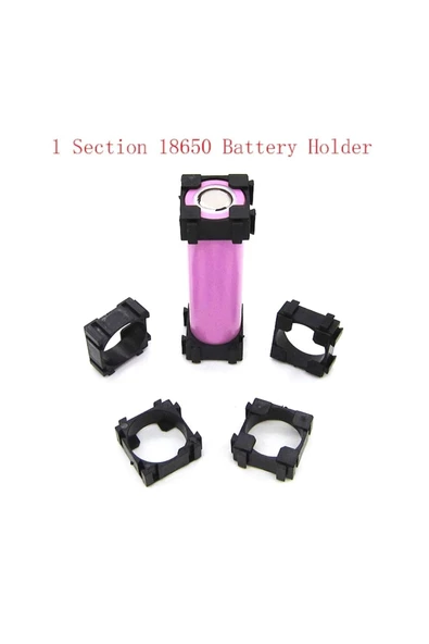 6 Adet 18650 Pil Tutucu Birleştirici - Spacer Pil Batarya - Resim 4