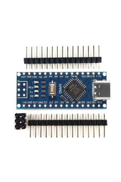 Arduino Nano 3.0 Type C Atmega328 Ch340 Açık Kaynak Kod Yazılım Geliştirme Eğitim Kartı - Resim 7