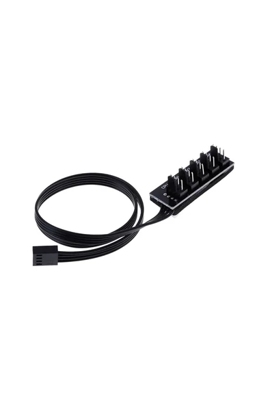 40cm 5li Fan Port Çoğaltıcı Kart Cpu Soğutucu Güç Hub Uzatma - 6