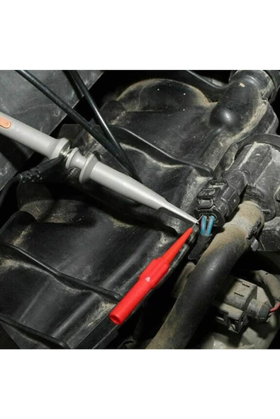 2 Adet Iğne Tip Multimetre Test Prob Ucu 30v 1a Banana Uyumlu Izoleli Paslanmaz Çelik Ölçüm Pini - Resim 7