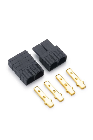 Trx Erkek Dişi Soket Çifti Traxxas Altın Kaplama 30a Lityum Lipo Pil Batarya Akü Bağlantı - Resim 7