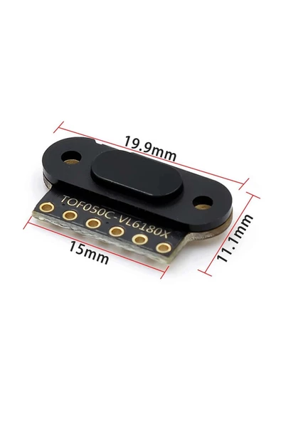Tof050c Vl6180x 50cm Lazer Mesafe Sensör Modülü Optik Filtre Kapak Tof Uzaklık Yakınlık - Resim 5