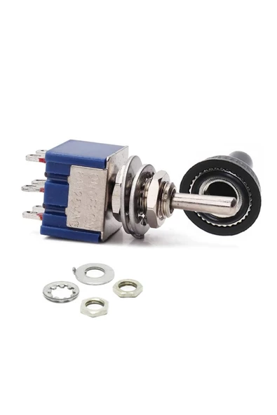 Mts-203 Mini Toggle Çift Anahtar 3a 250v On / Off / On 6 Pin 3 Pozisyon - Resim 6