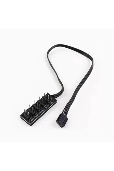 40cm 5li Fan Port Çoğaltıcı Kart Cpu Soğutucu Güç Hub Uzatma - 5