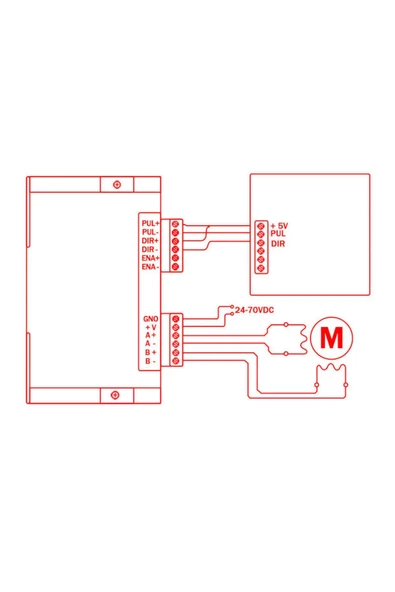 DM542 2 Faz 50V 4.5A Step Motor Sürücü - Resim 6