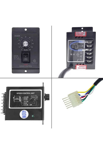 Dimmer 400w Ac220v Ac Motor 50/60hz Cw Ccw Hız Kontrol Hız Ayarı Ileri Geri - Resim 4