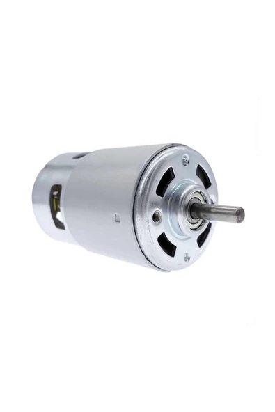 Rs775 Dc Motor 12v 15000rpm Yüksek Hız Tork Çift Bilyalı Rulman Matkap Torna Cnc Router Motor - Resim 7