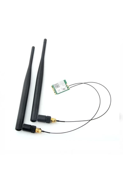 6dbi Sma Erkek Anten 35cm Ipex Kablo Ufl Soket Dual Band 2.4ghz - Resim 7