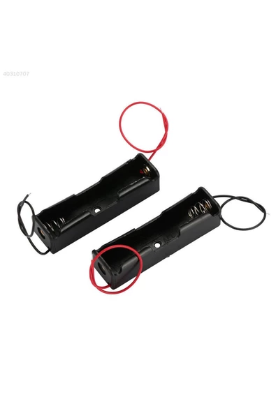 Tekli 1 li 18650 Pil Yuvası Kablolu Tutucu 3.7V Pil Şarj Kutusu - Resim 2
