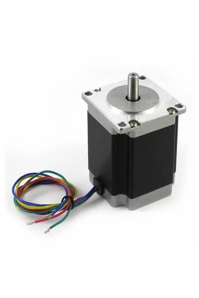 57HS8230 Nema 23 Step Motor 2.2Nm 3.6V 3A 6mm Mil 2 Faz 1.8 Derece 200 Adıım 3D Yazıcı - Resim 2