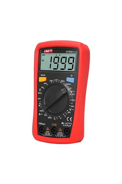 Unı-t Ut33c+ Dijital Multimetre Mini Cep El Tipi Voltmetre Ampermetre - Resim 6