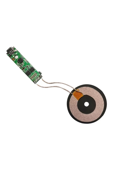 Kablosuz Şarj Modülü 5W 1A Mobil Akıllı Telefon Oyuncak Pil Şarj Transmiter Micro Usb Samsung Apple - Resim 5