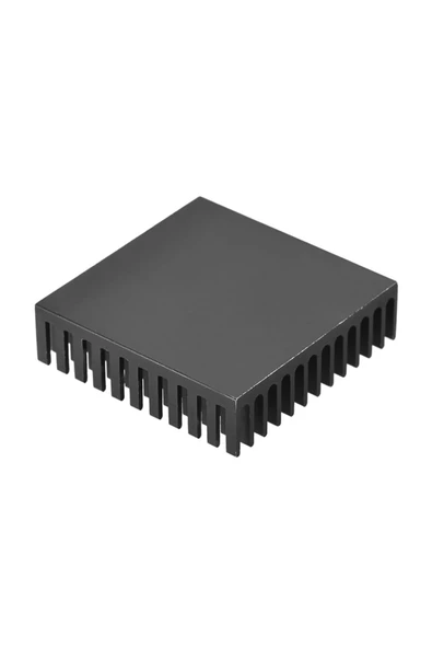 Aluminyum Soğutucu 4x4cm Altın Renk 40x40mm 143 Kanat Pasif Radyatör Peltier - 7