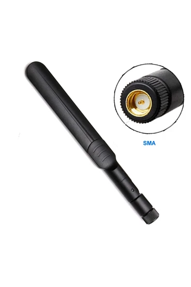8dBi SMA Erkek Anten 2.4GHz 5.8GHz RF Gsm Wifi Sinyal Kuvvetlendirici Anten Modem Telsiz Kablosuz - Resim 2