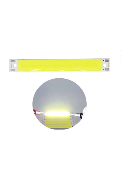 3w 60x8mm Soğuk Beyaz Şerit Led Modül Aluminyum Pcb Cob Şerit Led Floresan Lamba Aydınlatma Işık