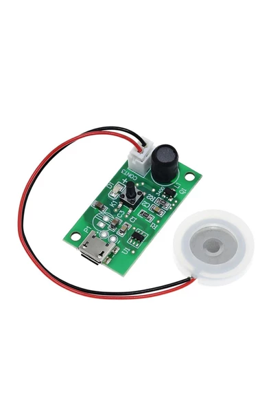 Micro Usb Ultrasonik Nem Üreteci Devre Seramik Disk Transducer - Resim 2