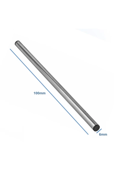 Çelik Sensör Başlığı 6x100mm Kılıf Sıcaklık Isı Sensör Kutusu Metal Tüp Boru D818b20 Ntc Lm35