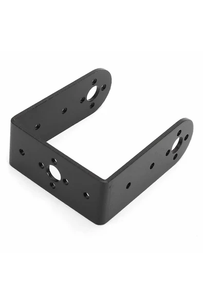 Uzun U Servo Motor Metal Montaj Parçası Braket MG995 MG996R S3003 TD-8120MG Alüminyum Tutucu