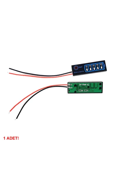 5-30v Pil Kapasite Göstergesi 2s / 8s Li-ion Lifepo4 Kurşun Asit Batarya Akü Seviye Kapasite - Resim 2