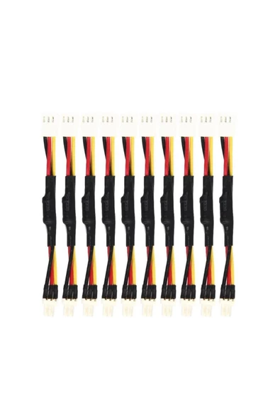 3 Pin Fan Kablosu Hız Yavaşlatıcı Dirençli 10cm Bilgisayar Cpu - 8
