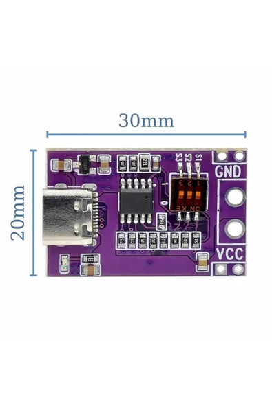 Pd/qc/afc Hızlı Şarj Adaptöründen Voltaj Yükseltici Modül Decoy 5v 9v 12v 15v 20v Sabit Voltaj