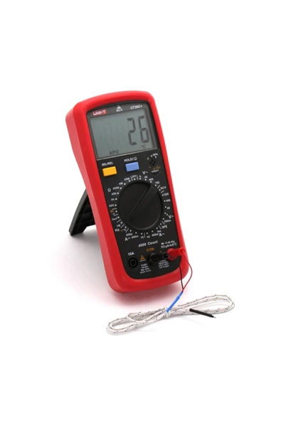 Unı-t Ut39c+ Dijital Multimetre Ncv Voltmetre Ampermetre - Resim 4