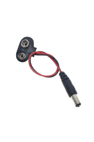 9v Pil Adaptör Dönüştürücü Bağlantı Kablosu 9 Volt Pil Arduino - Resim 4