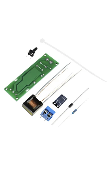 HV-1 Yüksek Voltaj Ateşleyici Kit Elektriksel Plazma Ark Üretici Yakıcı Kağıt Ateş Alev Güç Kaynağı - Resim 2