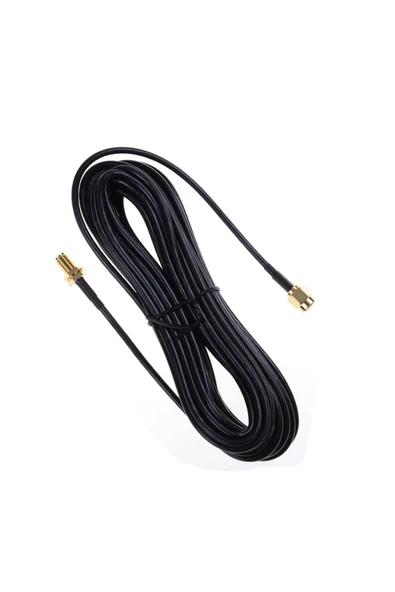 RG174 50 ohm Koaksiyel Rp Sma Erkek Rp Sma Dişi 3 Metre Kablo RF Sinyal Uzatma Kablosu 0-6Ghz - Resim 6