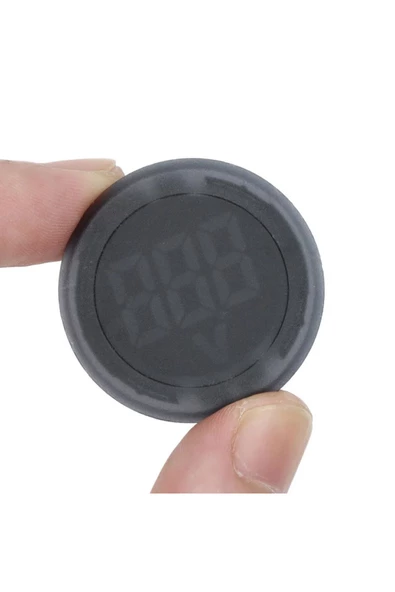 4-100V Dc Voltmetre Yuvarlak Panel Tip Montajlanabilir Dijital Kırmızı Renk Led Gösterge Ekran - Resim 2