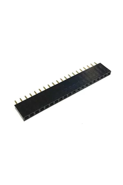 20 Pin Tek Sıra Dişi Header 180 Derece 1x20 Pin 2.54mm Soket Konnektör Breadboard Pcb Devre Bağlantı - Resim 7