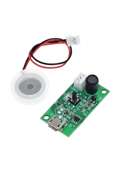 Micro Usb Ultrasonik Nem Üreteci Devre Seramik Disk Transducer - Resim 3