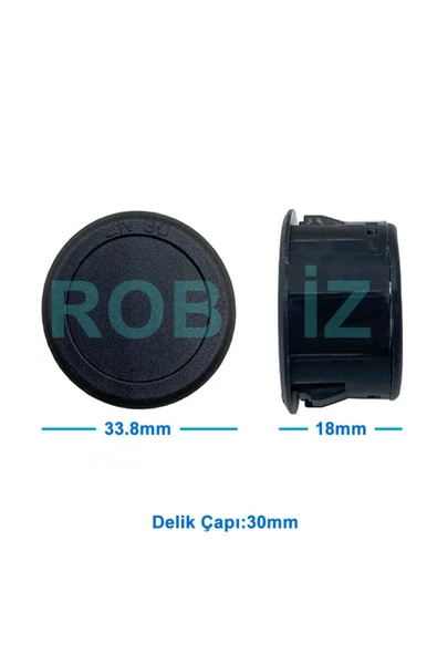 4-100V Dc Voltmetre Yuvarlak Panel Tip Montajlanabilir Dijital Kırmızı Renk Led Gösterge Ekran - Resim 8