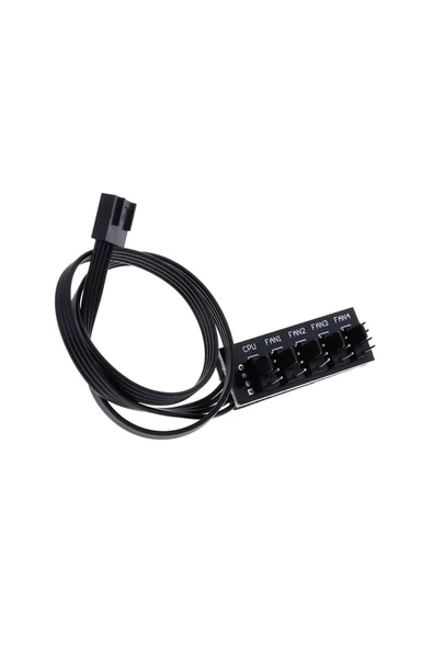 40cm 5li Fan Port Çoğaltıcı Kart Cpu Soğutucu Güç Hub Uzatma - 4