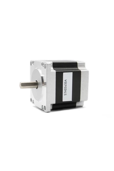 57hs5630 Nema 23 Step Motor 1.1nm 2.7v 3a 8mm D Mil 2 Faz 1.8 Derece 200 Adım 3d Yazıcı Printer Cnc - Resim 3